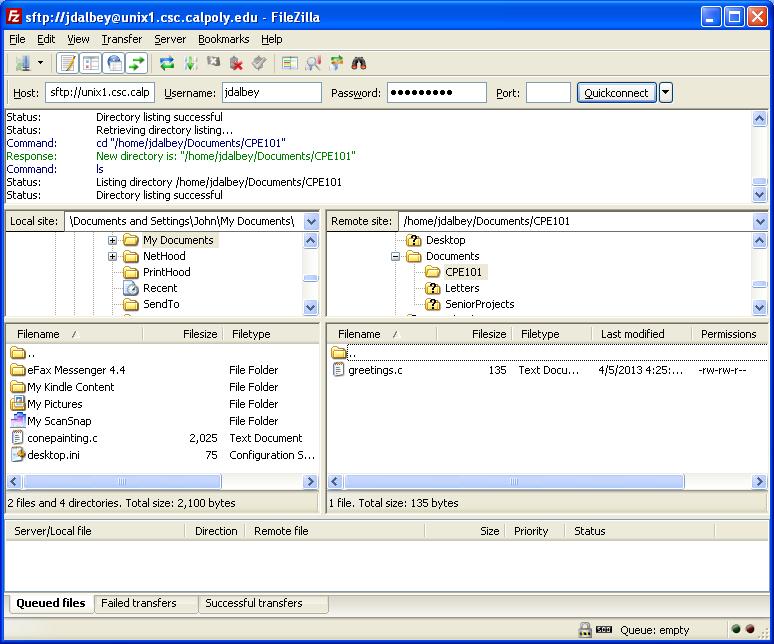 filezilla