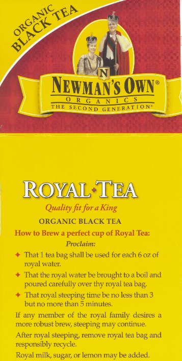Tea brewing directions