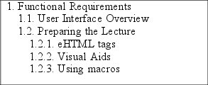 Nested OL Result