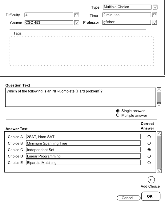 Single answer multiple choice question