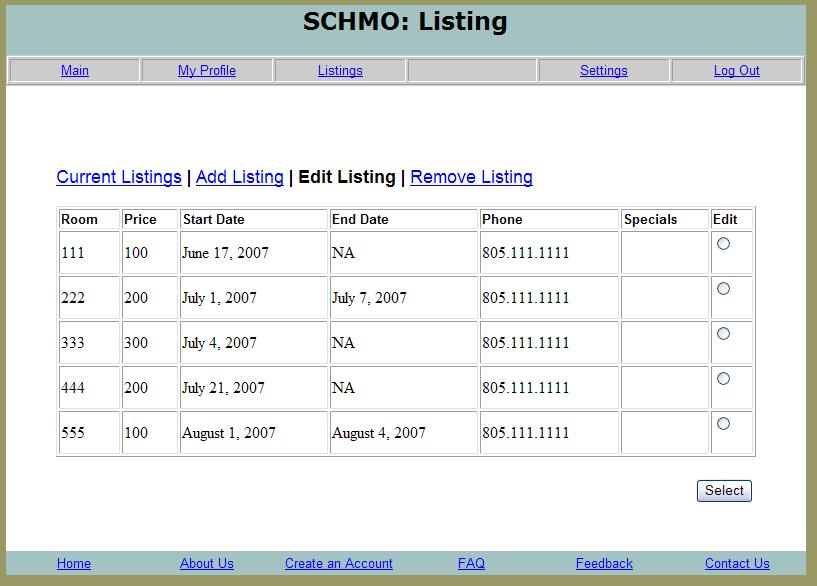 Lost Information Webpage