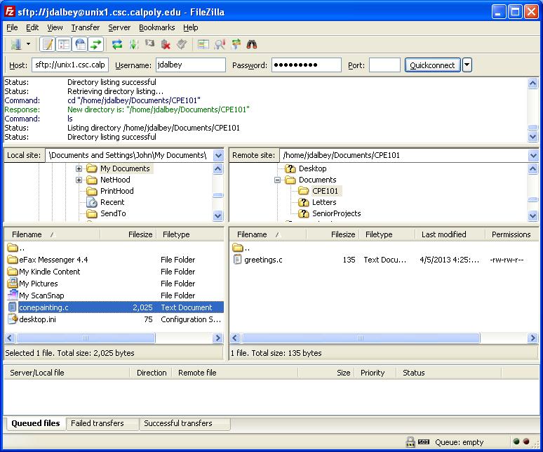 filezilla windows