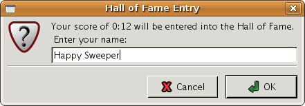 Mines Dialog