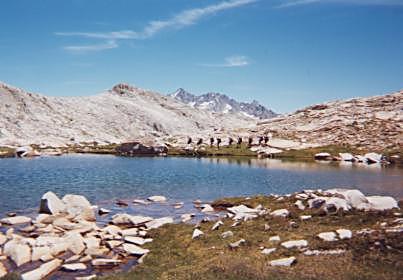 [An alpine lake]