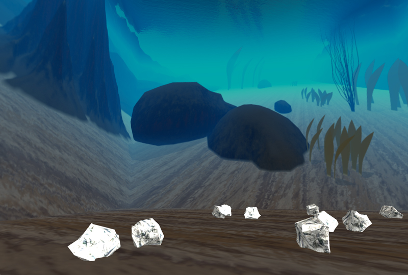 Underwater Rocks CloseUp
