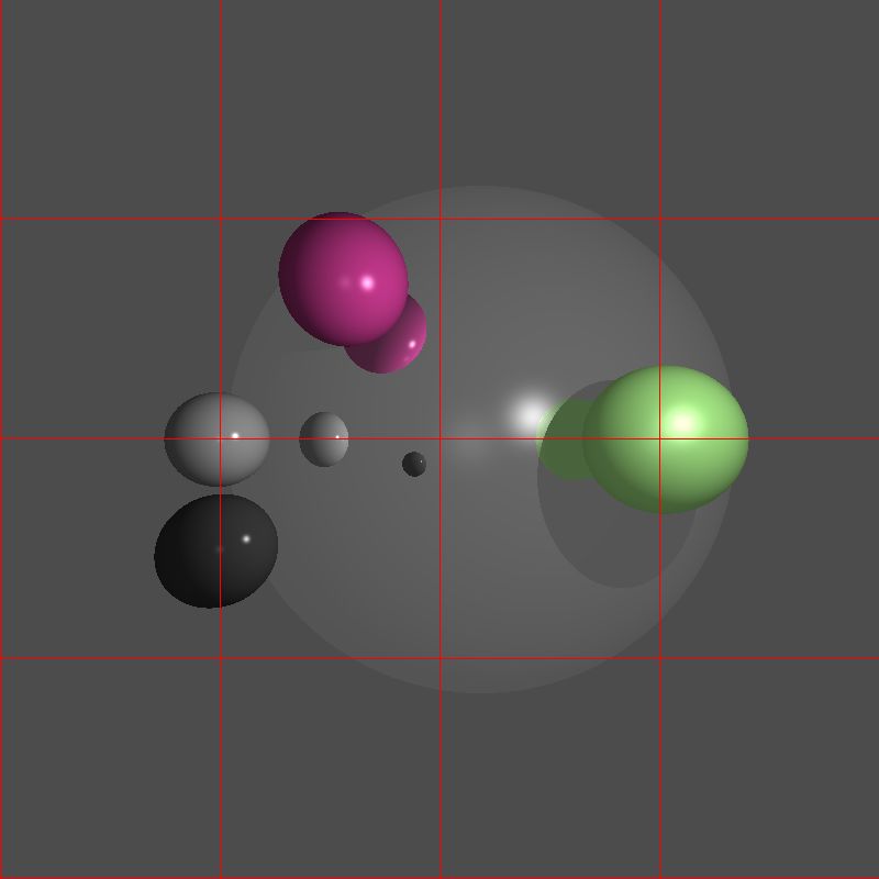 A very reflective, mirror-like sphere.