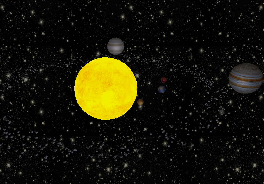 Solar system image.