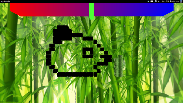 screenshot of the panda eating the bamboo option