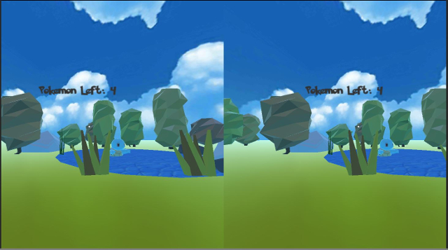 Screenshot of Pokemon Snap VR